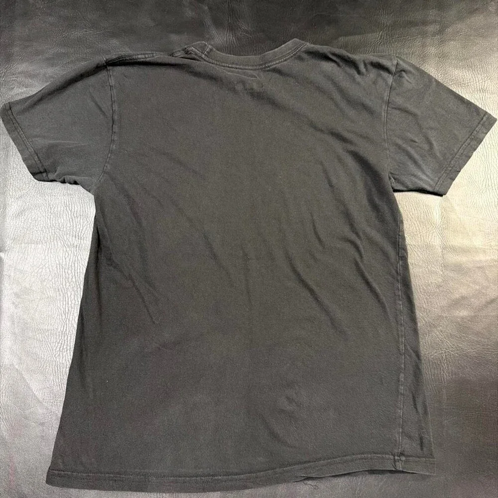 Adidas Men's Black and Grey T-shirt